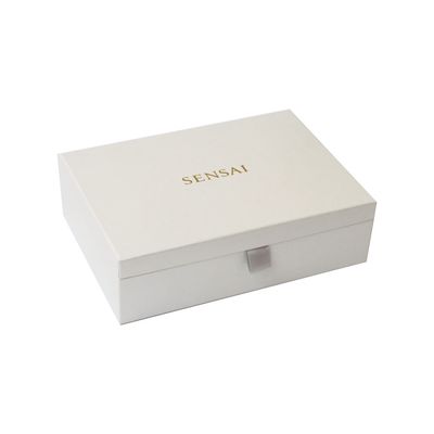白は25*20.5*7.5cm化粧品のギフト用の箱を目のクリームの香水のためのリサイクルした