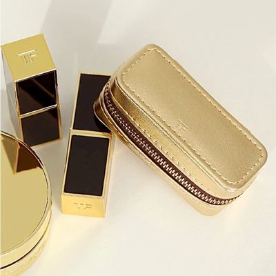 10*4*3.5cm Zippered Lipstick Organizer Box Mini Size For Makeup