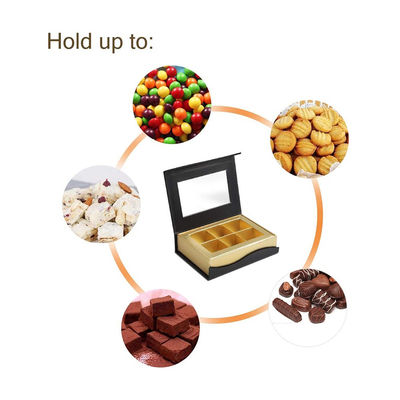チョコレートのための6つの格子習慣によって印刷される小さいボール紙の提示のギフト用の箱
