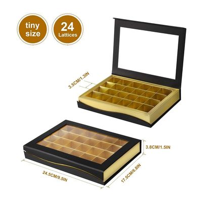 窓と包む24のキャビティ注文チョコレート甘いギフト用の箱