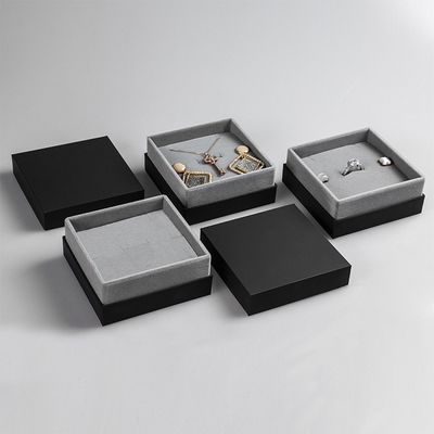 注文のボール紙の宝石類のギフト用の箱のイヤリングのネックレス リング包装