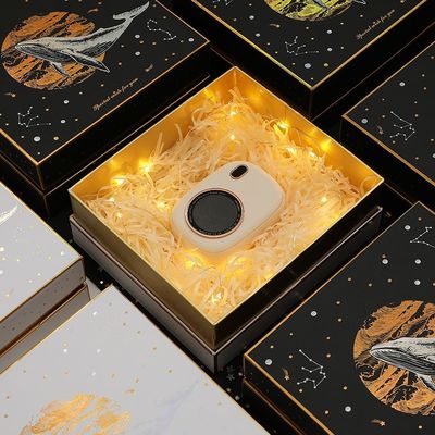 注文の堅い肩箱、寸断されたペーパー29*21*9.5cmが付いている2部分箱