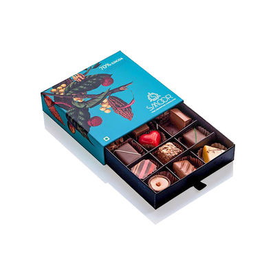引出しのタイプ チョコレート ギフトの包装箱、バレンタイン デーの12のキャビティ チョコレート箱