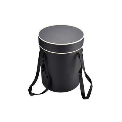 ふたおよびハンドルによってカスタマイズされる円柱Black Hat会議箱の花束