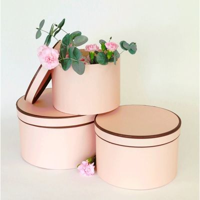 ISO9001証明の円形の花の花束のギフト用の箱はサイズを分類した