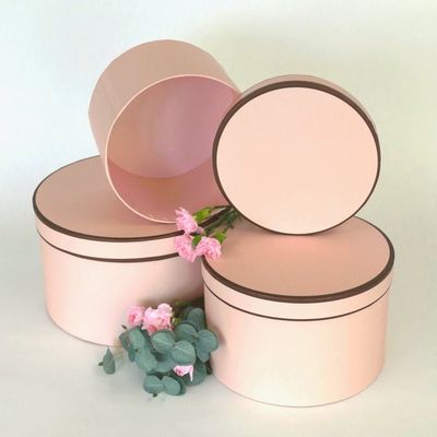 ISO9001証明の円形の花の花束のギフト用の箱はサイズを分類した