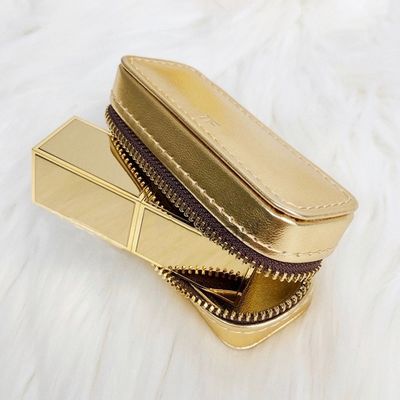 10*4*3.5cm Zippered Lipstick Organizer Box Mini Size For Makeup